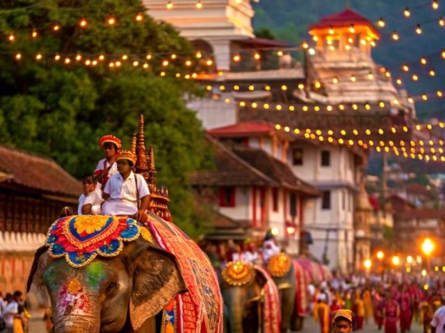 Annual Perahera Ceremony Kandy Srilanka !!!!
