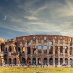 A breathtaking shot of the Colosseum amphitheatre located in Rome, Italy